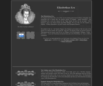 Elizabethan-Era.org.uk(ELIZABETHAN ERA) Screenshot