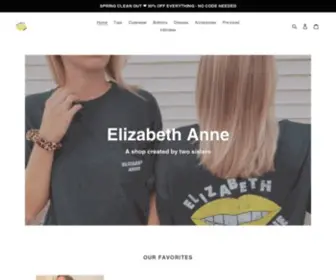 Elizabethanneshop.com(Elizabeth Anne Shop) Screenshot