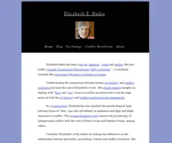 Elizabethbader.com(Elizabeth E) Screenshot