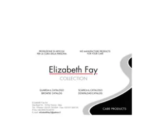 Elizabethfay.it(Elizabeth Fay Collection) Screenshot