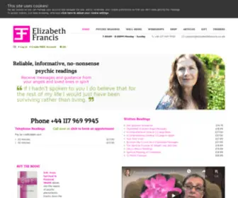 Elizabethfrancis.com(Elizabeth Francis) Screenshot