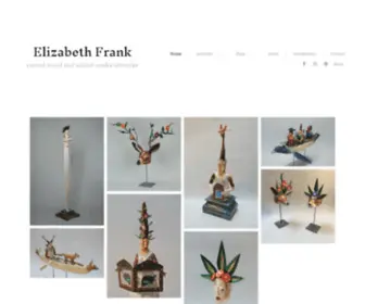 Elizabethfrank.com(Elizabeth frank's website) Screenshot