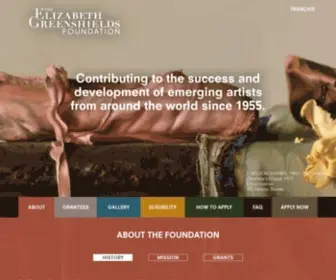 Elizabethgreenshieldsfoundation.org(The Elizabeth Greenshields Foundation) Screenshot