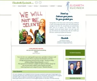 Elizabethkucinich.com(Elizabeth Kucinich) Screenshot