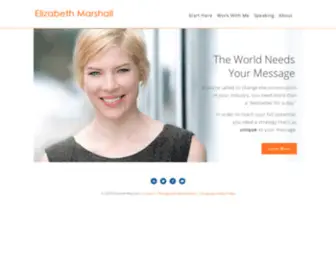 Elizabethmarshall.me(Elizabeth Marshall) Screenshot