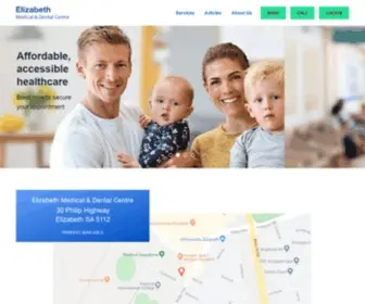 Elizabethmedicalcentre.com.au(Elizabeth Medical & Dental Centre) Screenshot
