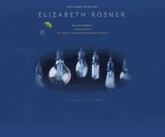 Elizabethrosner.com(Elizabeth Rosner) Screenshot