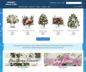 Elizabethsflowers.com(Jackson Florist) Screenshot