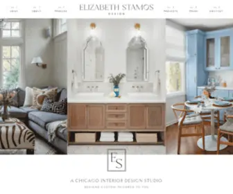 Elizabethstamosdesign.com(Elizabeth Stamos Design) Screenshot