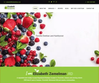 ElizabethZRD.com(Thornhill) Screenshot