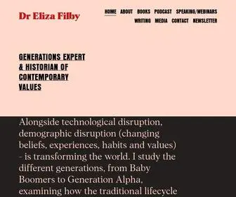 Elizafilby.com(Eliza Filby) Screenshot