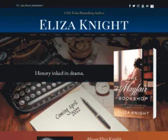 Elizaknight.com(Eliza Knight) Screenshot