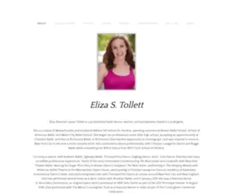 Elizastollett.com(About) Screenshot