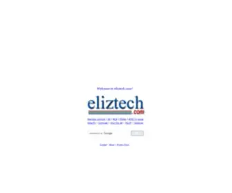 Eliztech.com(Eliztech) Screenshot