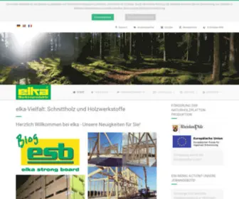 Elka-Holzwerke.de(Elka-Holzwerke GmbH) Screenshot