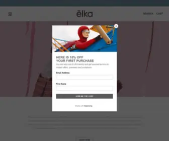 Elka.co.nz(ELKA KNITWEAR) Screenshot