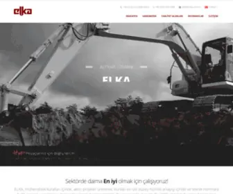 Elka.com.tr(ELKA TEMEL KAZIK VE ZEMİN ETD. İNŞ. TAAH. TİC. VE SAN. LTD) Screenshot