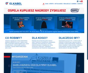 Elkabel.pl(Największy dystrybutor artykułów elektrotechnicznych) Screenshot