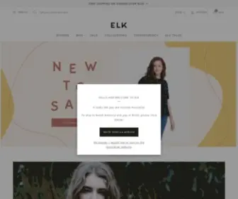 Elkaccessories.com(Australian & Ethically Designed Clothing & Accessories) Screenshot