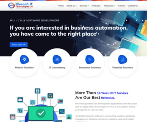 Elkanahtech.com(Elkanah IT Technologies Ltd) Screenshot