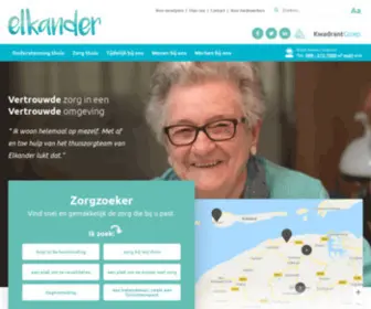 Elkander.frl(Ouderenzorg in Noordoost Fryslân) Screenshot