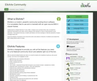 Elkarte.net(Free and Open Source Community Forum Software) Screenshot