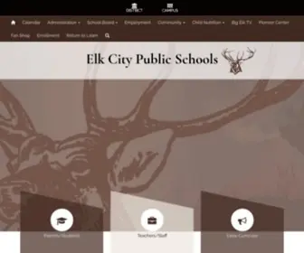 Elkcityschools.com(Elkcityschools) Screenshot