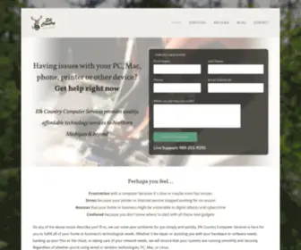 Elkcountrycomputer.com(Elk Country Computer Services) Screenshot