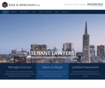 Elkemerchant.com(San Francisco Tenant Attorney) Screenshot