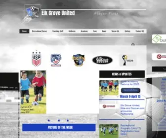 Elkgroveunited.com(Elk Grove United Soc) Screenshot