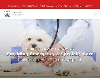 Elkgrovevse.com(Elk Grove Village Veterinarian) Screenshot