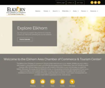 Elkhorn-WI.org(Elkhorn Area Chamber of Commerce) Screenshot