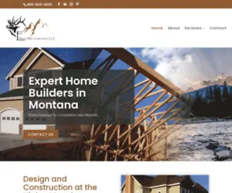 Elkhornmtnconstructionllc.com(Home Builder in Montana) Screenshot