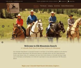 ELKMTN.com(Colorado dude ranch Your all) Screenshot