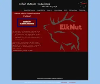 Elknut.com(Instructional Elk Hunting Videos) Screenshot