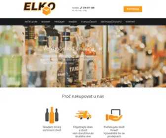 Elko-Napoje.cz(ELKO Nápoje) Screenshot