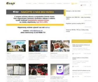 Elkoep.sk(Hlavná strana) Screenshot