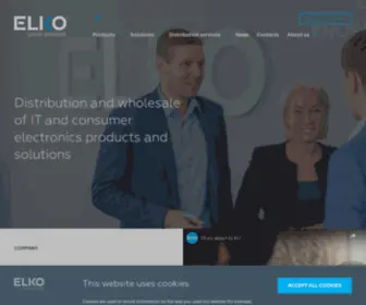 Elkogroup.com(ELKO Group) Screenshot