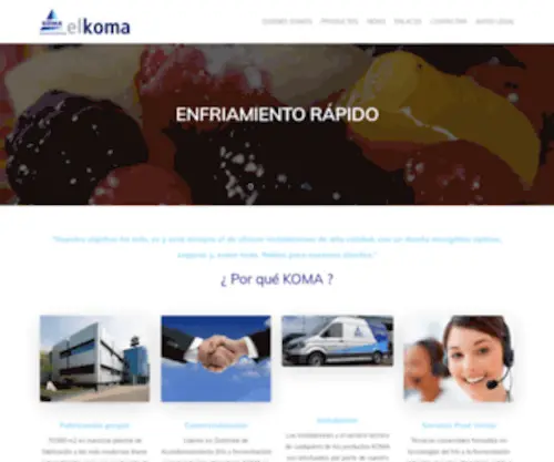 Elkoma.com(Frio Industrial) Screenshot