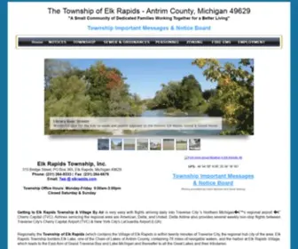 Elkrapids.info(Township of Elk Rapids) Screenshot