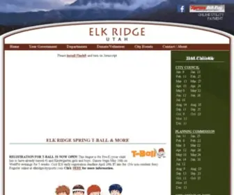 Elkridgecity.org(ElkRidge) Screenshot