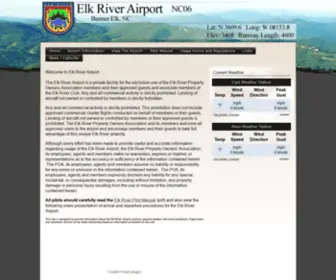 Elkriverairport.com(The Elk River Airport) Screenshot