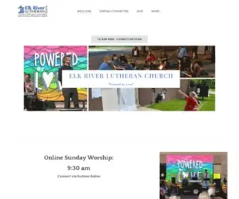 Elkriverlutheran.org(Elk River Lutheran Church) Screenshot