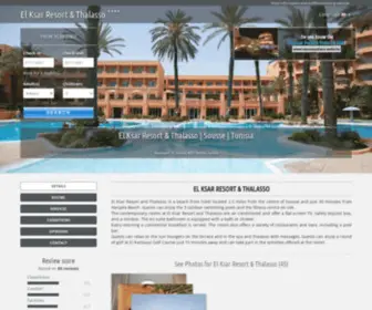 Elksarresort.website(Tunesië) Screenshot