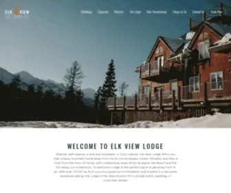 Elkviewlodge.com(Fernie Retreat Getaway) Screenshot