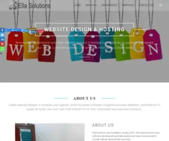 Ella-Solutions.com(Best Website Design Kampala) Screenshot