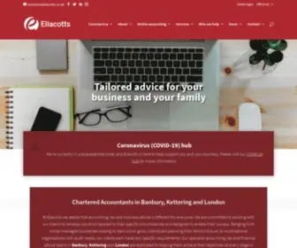 Ellacotts.co.uk(Chartered Accountants & Business Advisers) Screenshot