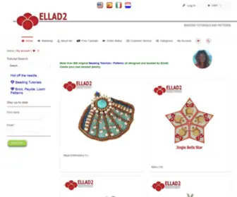 Ellad2.com(Beading tutorials (more than 300)) Screenshot