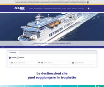 Elladetraghetti.it(Ellade Traghetti) Screenshot