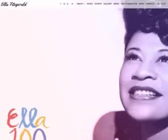 Ellafitzgerald.com(Ella Fitzgerald) Screenshot